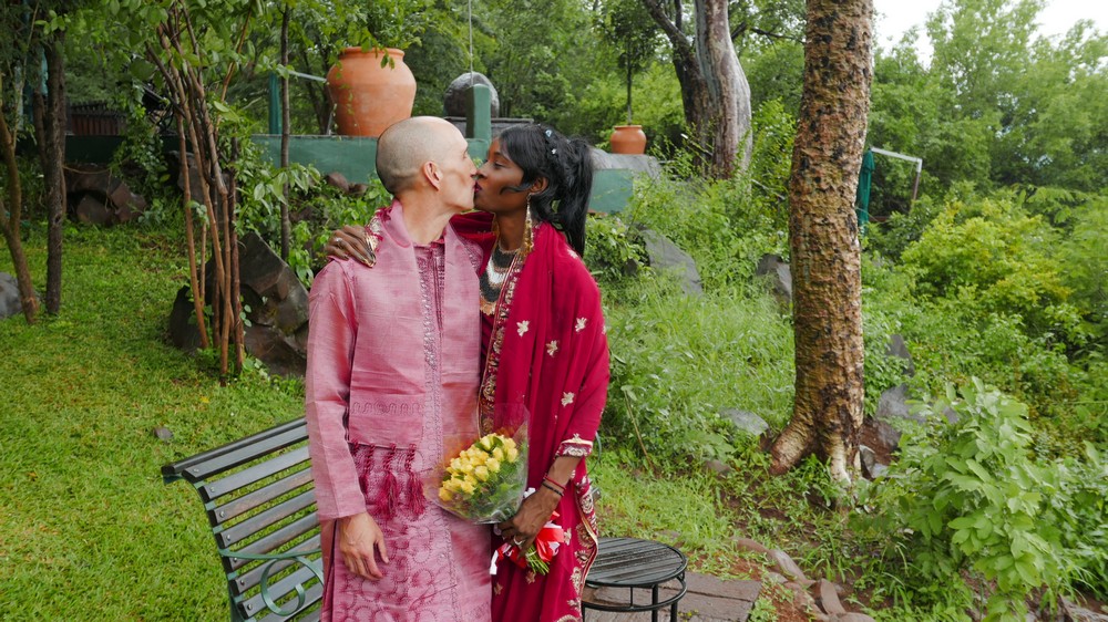 Francis and Rejoice kiss