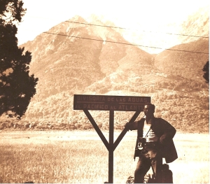 In 1956, my dad, at the age of 26, was prophetic. He was in at la Divisoria de las Aguas, or the Parting of the Waters. However, this wasn't on the CDT, it was in Argentina! He lived there for 7 years. He loved to travel. I got my wanderlust gene from him. I dedicate my CDT Yo-Yo to my dad.